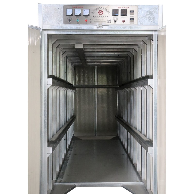 Sala de cura com umidade e temperatura constante para filme composto